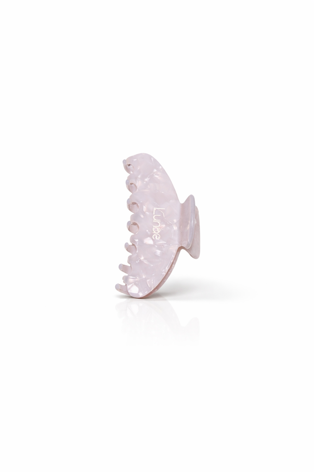 Hair Claw Clip in Icy Pearl