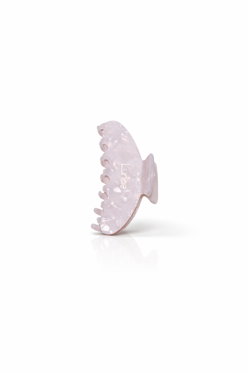 Hair Claw Clip in Icy Pearl