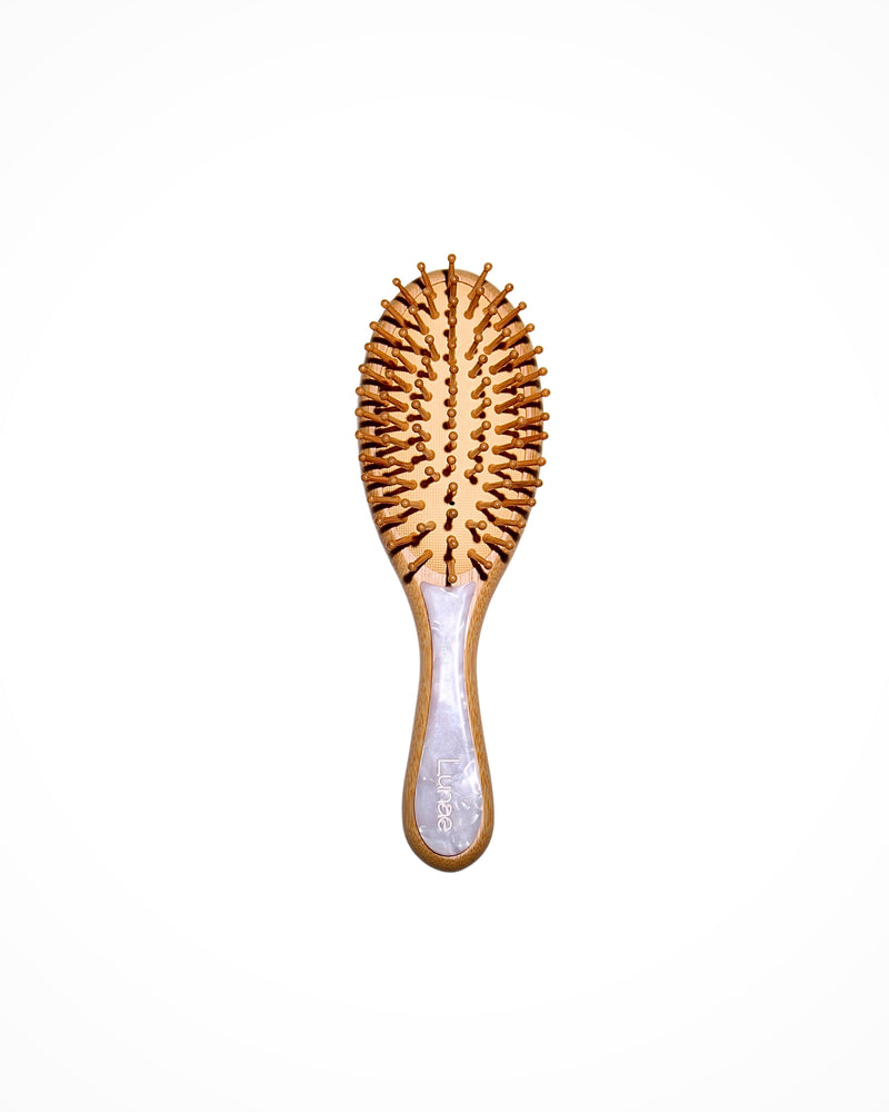 Everyday Smoothing Bamboo Brush in Icy Pearl