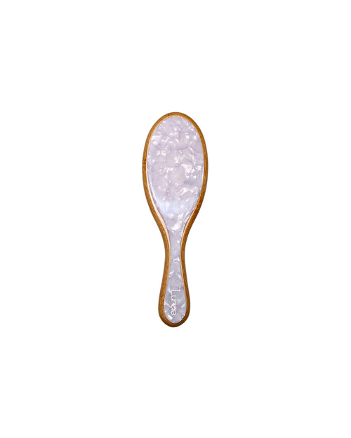 Everyday Smoothing Bamboo Brush in Icy Pearl