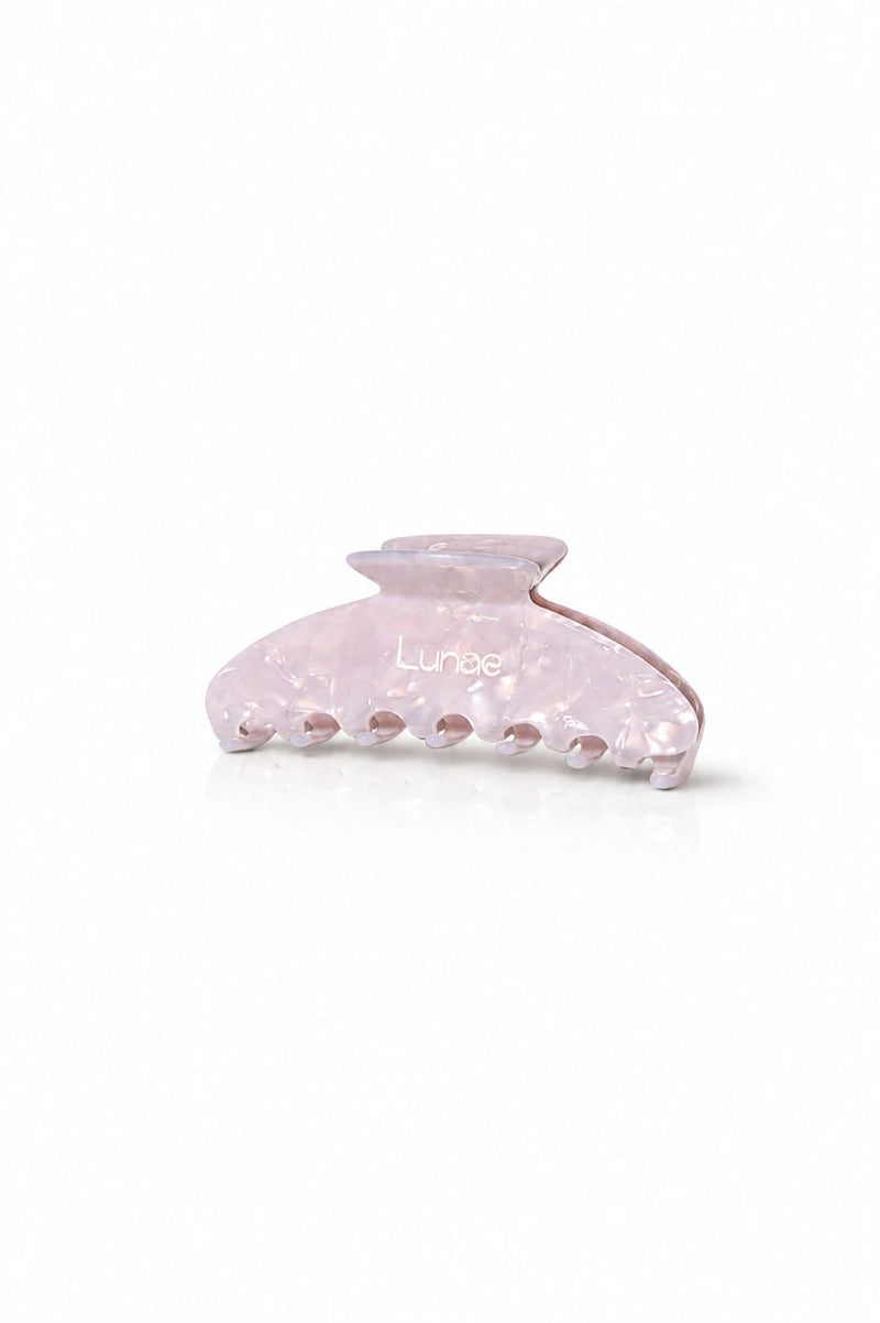 Hair Claw Clip in Icy Pearl